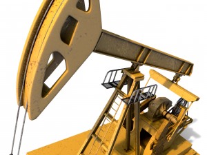 oil pump jack 3D मॉडल