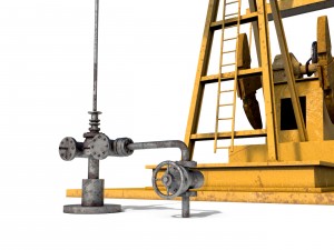 oil pump jack 3D मॉडल