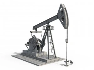oil pump jack 3D Model