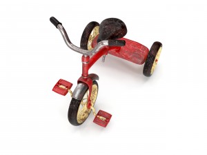 old tricycle 3D-Modell