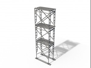 scaffold 3D 모델