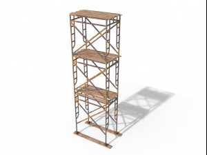 scaffold 3D 모델