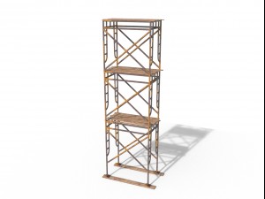 scaffold 3D 모델
