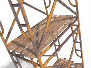 scaffold 3D 모델