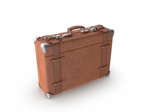realistic suitcase Modèle 3D