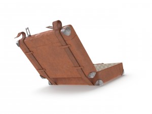 realistic suitcase 3D Model