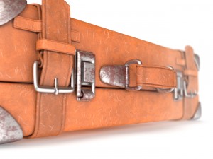 realistic suitcase 3D Model