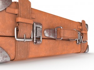realistic suitcase 3D Model
