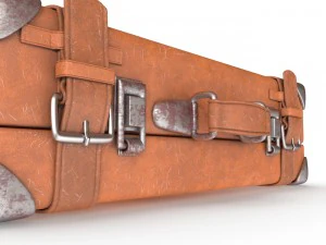 realistic suitcase 3D Model