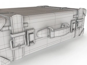 realistic suitcase 3D Model