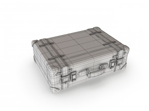 realistic suitcase 3D Model