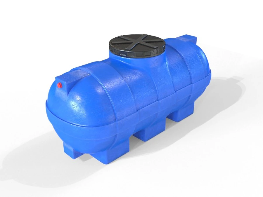 plastic water tank 3D Model .c4d .max .obj .3ds .fbx .stl .blend 
