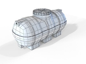 plastic water tank 3D Model