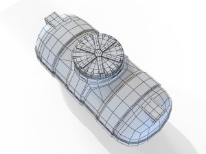 plastic water tank 3D Model