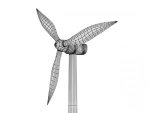 Wind Turbine 3D Model
