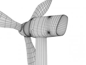 Wind Turbine 3D Model
