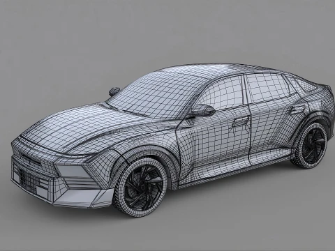 Hyundai Elantra 2027 3D Model