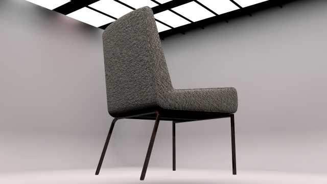 single chair 3D Model .c4d .max .obj .3ds .fbx .stl .blend 