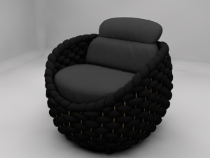 modern chair 3D 모델