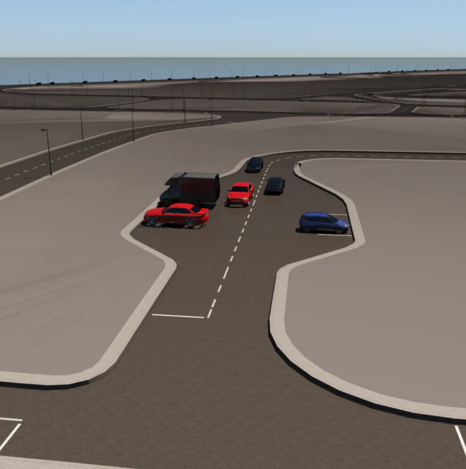 road network 3D Model .c4d .max .obj .3ds .fbx .stl .blend 
