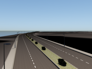 road network 3D Model