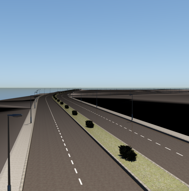 3d модель дорога