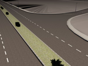 road network 3D Model