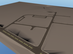 road network 3D Model