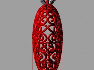 Heart pendant Model do druku 3D