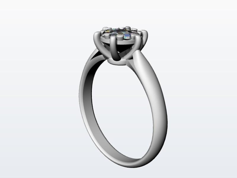Ring 10st 3D प्रिंट मॉडल .c4d .max .obj .3ds .fbx .stl .blend 