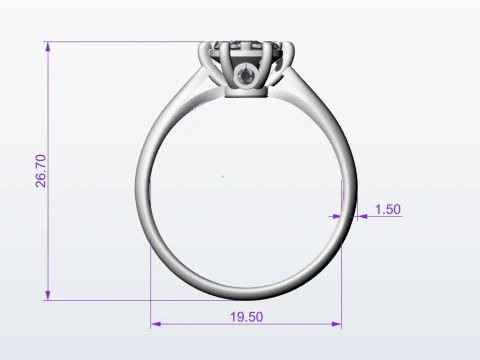Ring 10st 3D Print Model