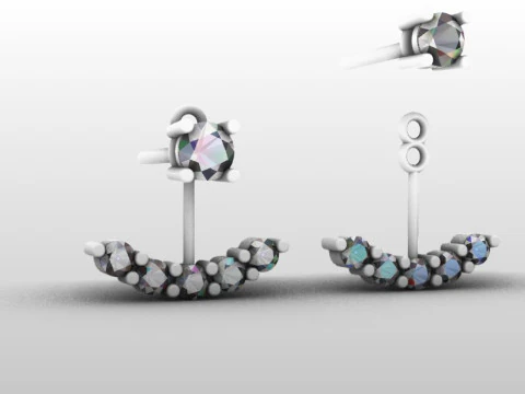 Ohrring 3D Druckmodell