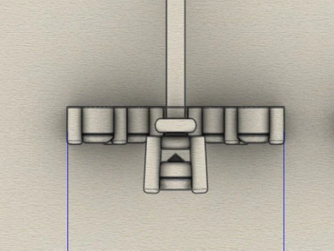 Earring 3D Print Model