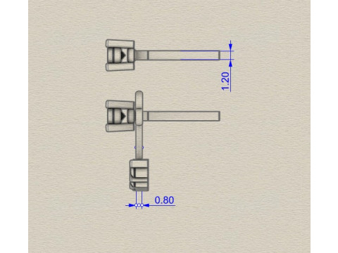 Earring 3D Print Model