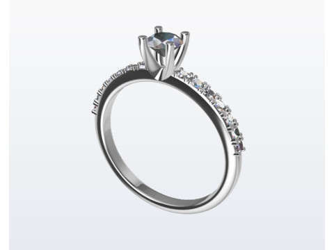 Diamond Ring Modello di stampa 3D