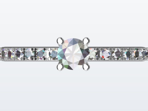 Diamond Ring Modelo de Impressão 3D