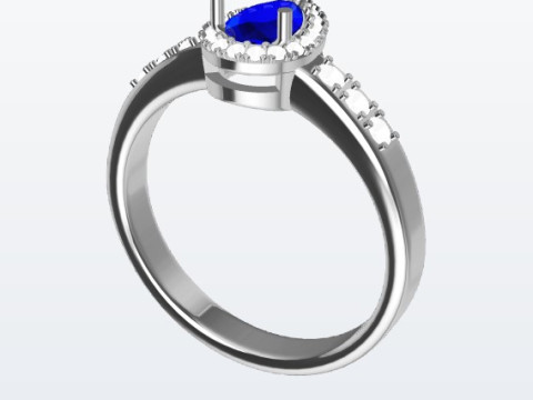 Pearl ring 3Dプリントモデル