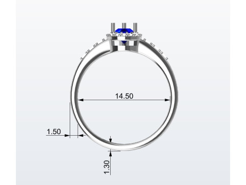 Pearl ring 3D Принт Модель