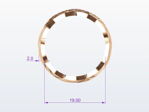 Ring Chanel 3D Print Model