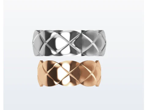 Wedding rings 3D Print Model