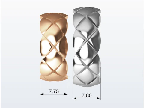 Wedding rings 3D Print Model