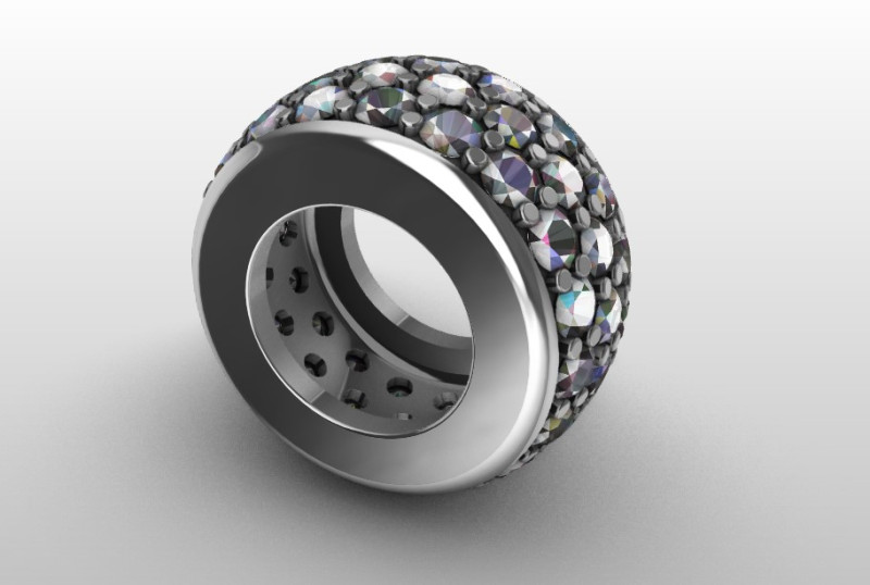 Charm Model Cetak 3D .c4d .max .obj .3ds .fbx .stl .blend 