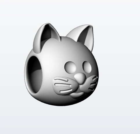 Cat charm 3D Print Model .c4d .max .obj .3ds .fbx .stl .blend