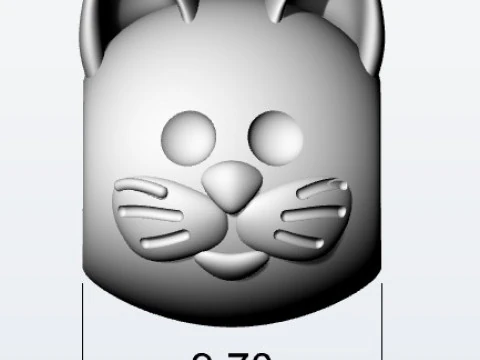 Cat charm 3D Print Model