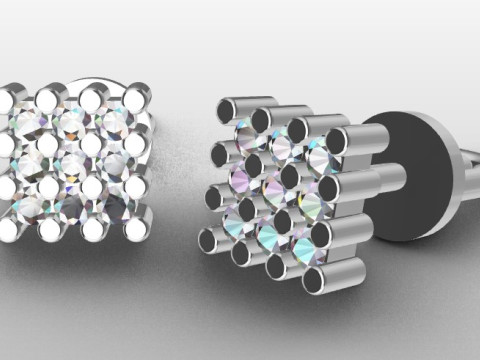 Earstud 3Dプリントモデル