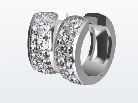 Earrings 3D Baskı Modeli