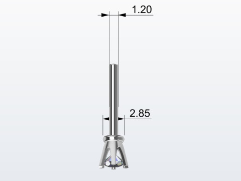 Earring V 3D 打印模型