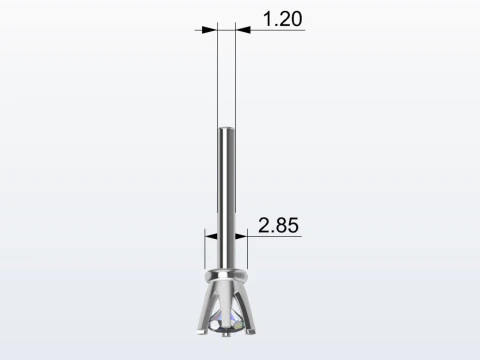 Earring V 3D Print Model