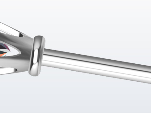 Earring V 3D 打印模型