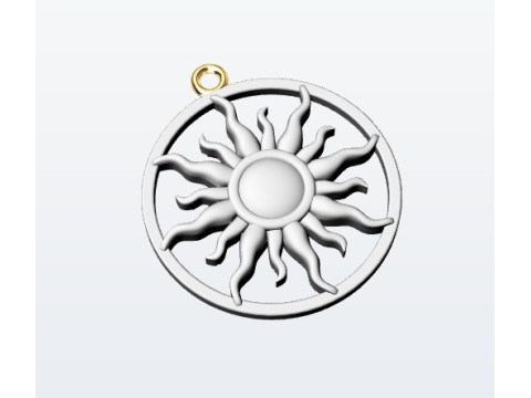 Pendant sun 3D printmodel